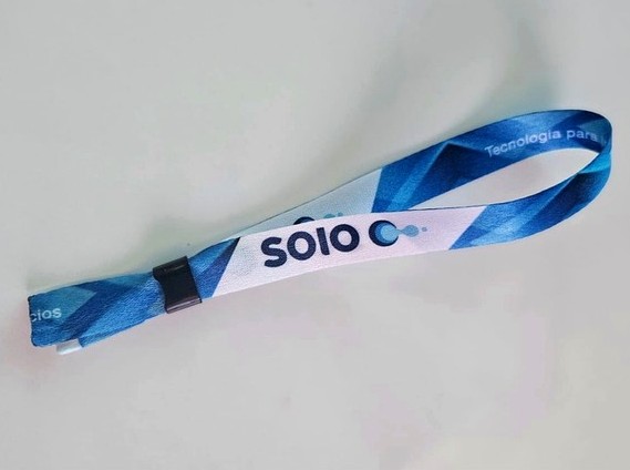 Pulseira 15mm poliester acetinado 40cm com trava